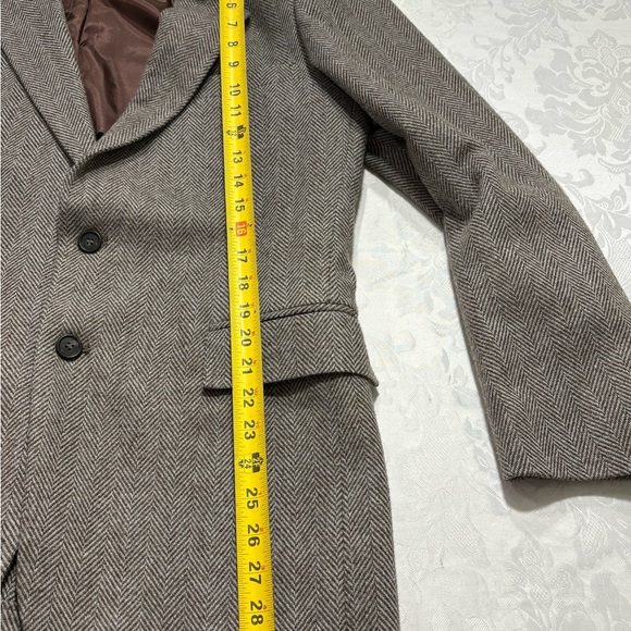 vintage Donegal Tweed Sport Coat Blazer Jacket Herringbone Wool Size 40R Ireland - Picture 6 of 8